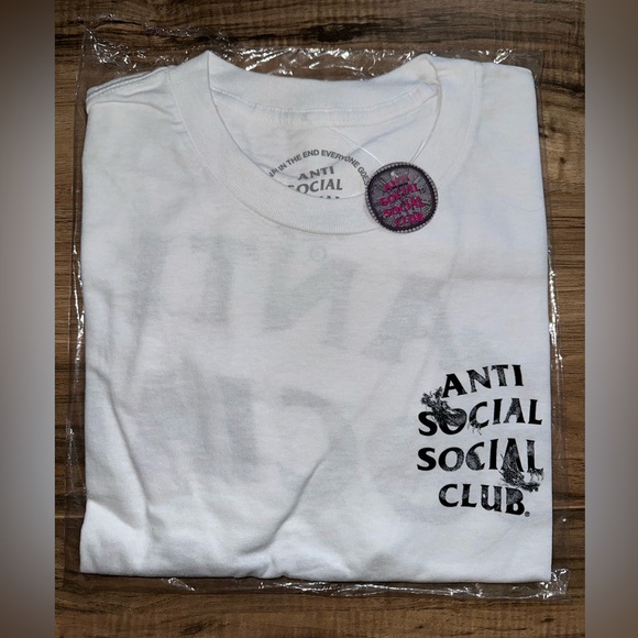 ASSC | Anti Social Social Club Tatz White T-Shirt Japan Exlusive | NWT (L) - Picture 4 of 7